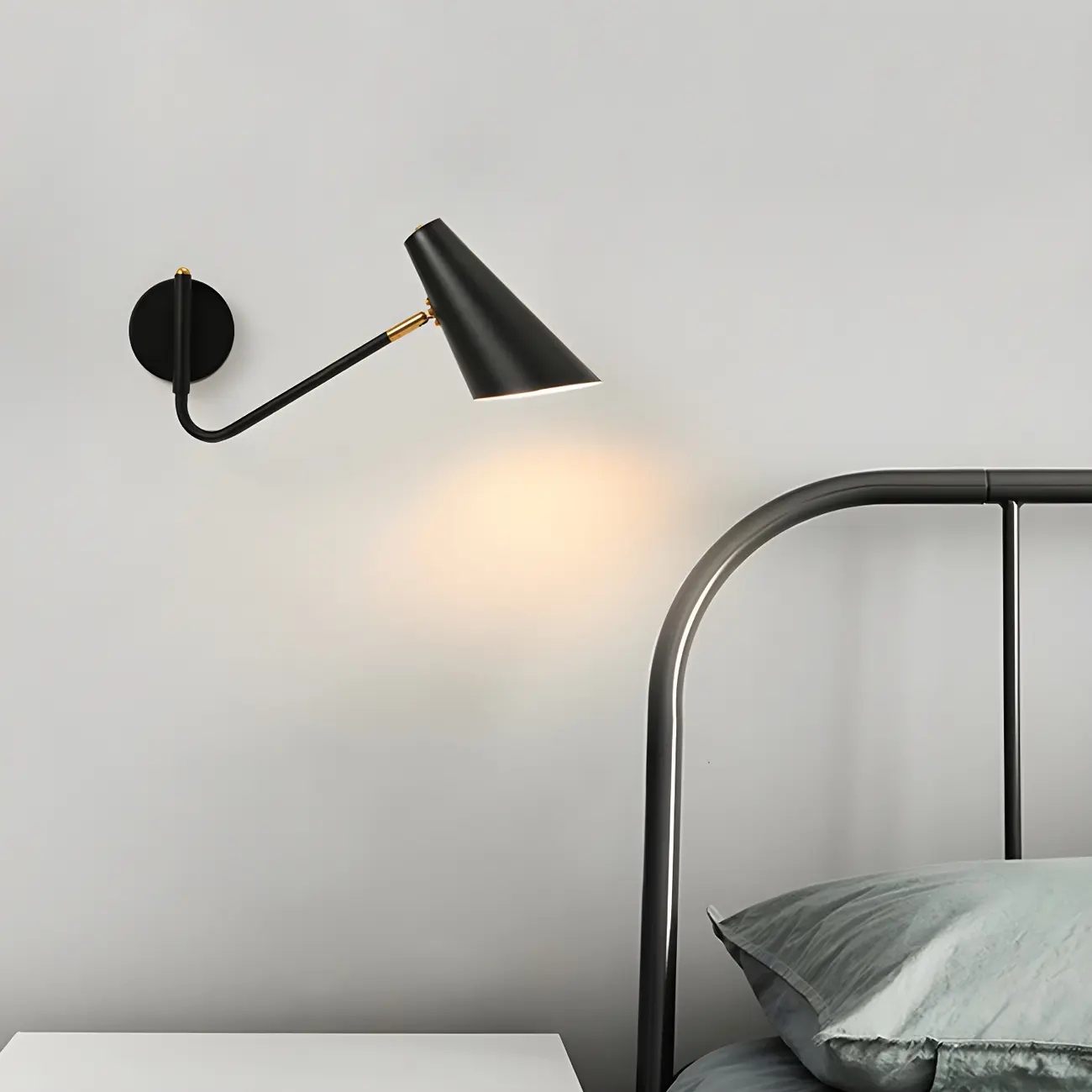Modern Metal Simple Swing Arm Wall Light