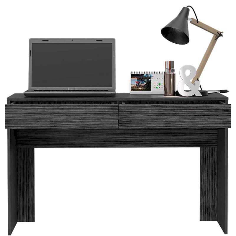 FM Furniture Tampa 2-Drawer Computer Desk with 2 Handleless Drawers