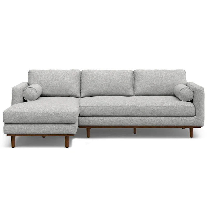 WYNDENHALL Brixley Mid Century 102 inch Wide Left Sofa Sectional