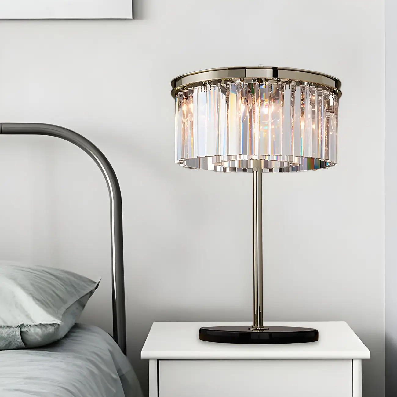 Modern Crystal LED Table Lamp for Living Room