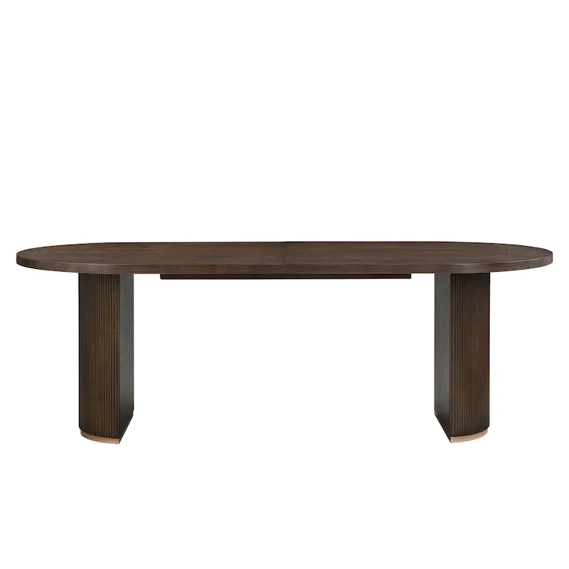 Modern Style Oval Wood Dining Table