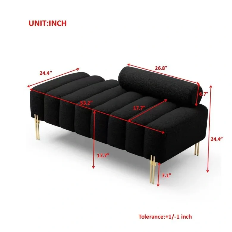 Upholstered Modern Sofa Couch