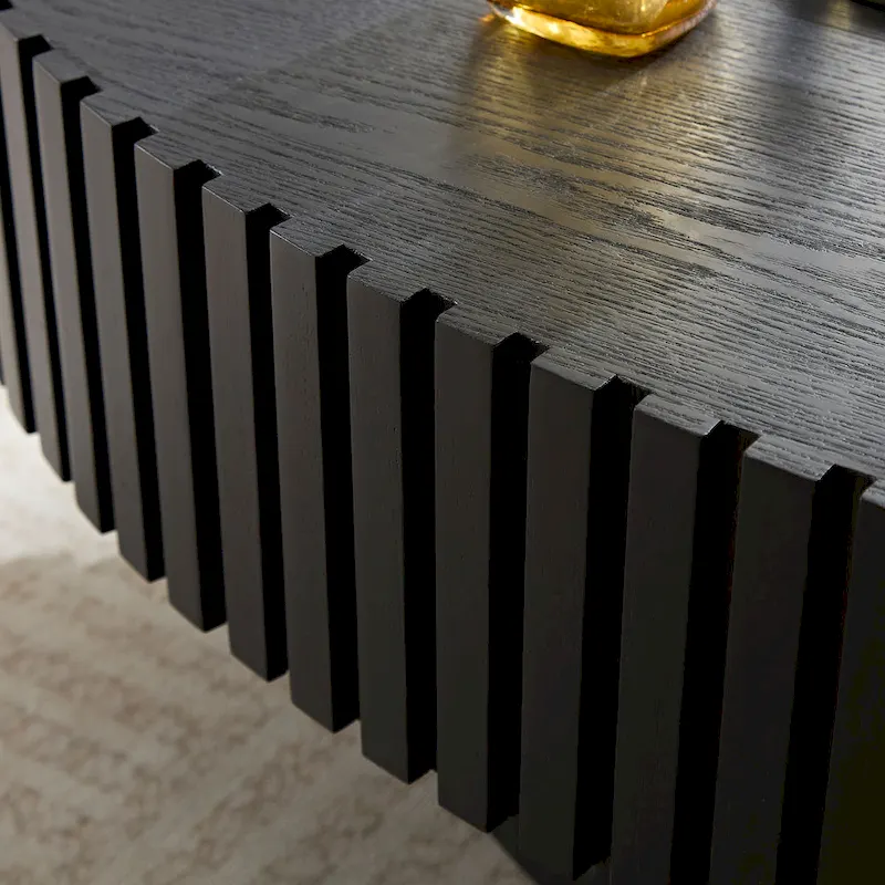 Modern Handcraft Drum Coffee Table