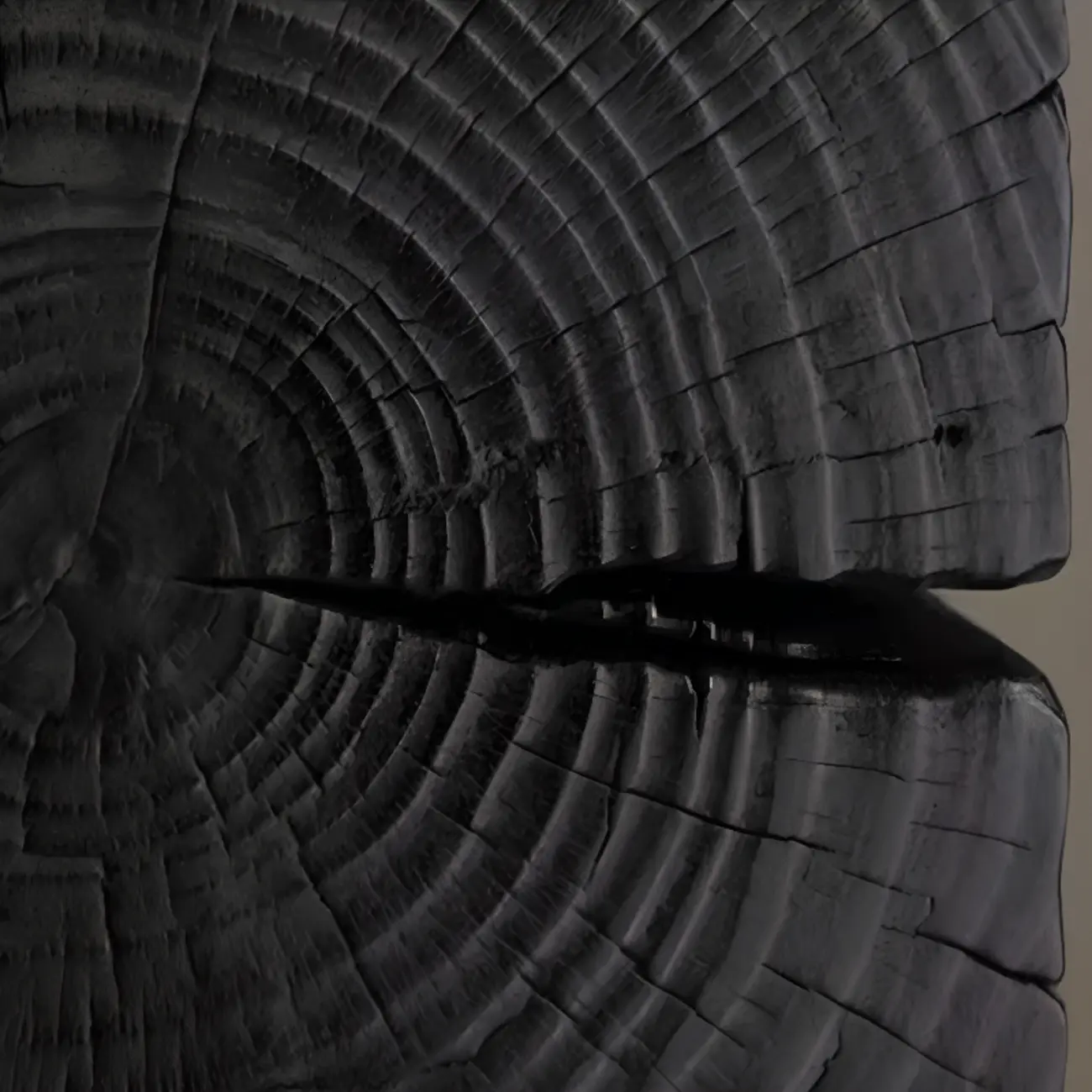 Hourglass Wooden Natural Finish Chairside Table