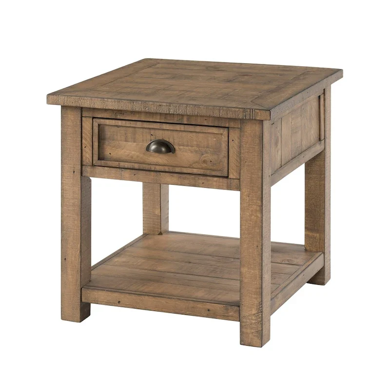 Solid Wood End Table