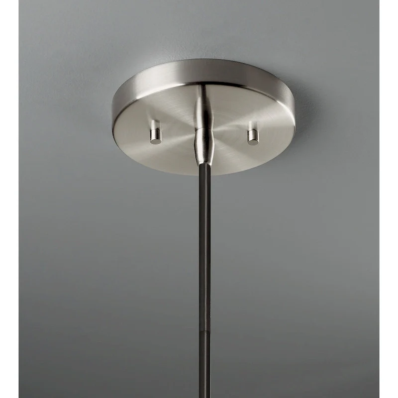 Justice Design Group Ceramic Saucer Pendant - Matte White with Champagne Gold Internal Finish