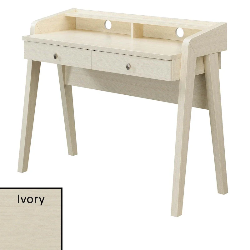 Deluxe 2 Drawer Desk with Shelf