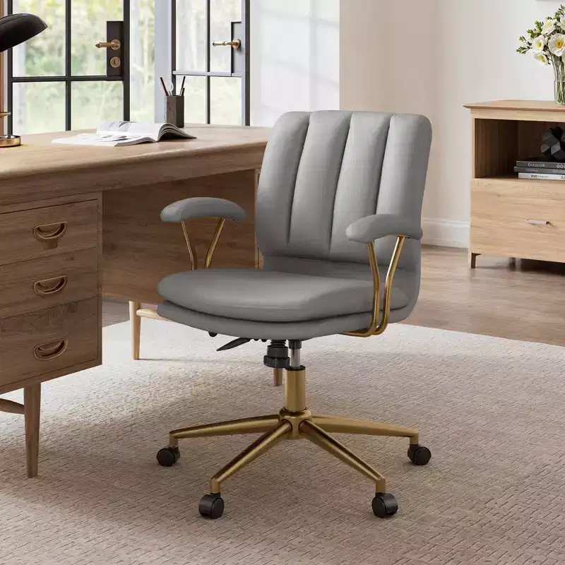 Velvet Soft Cushion Office Chair