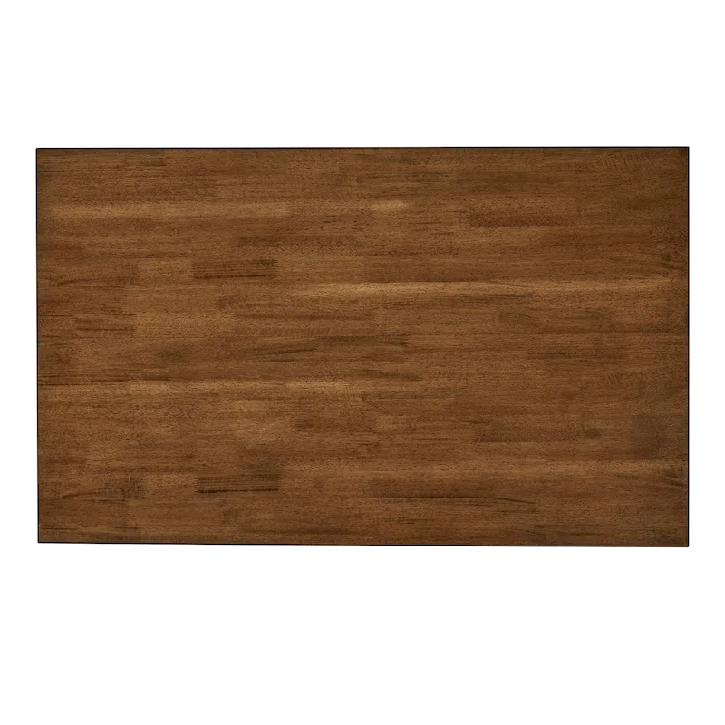 Two-Tone Antique Finish Extendable Kitchen Island with 3 Drawers