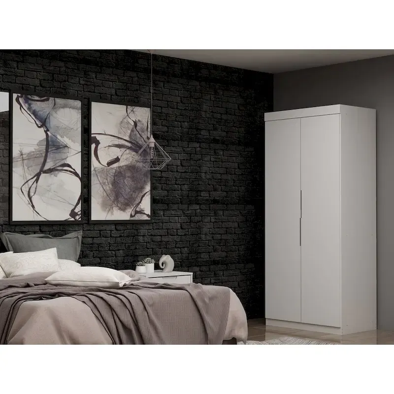 Mulberry 2.0 Sectional Modern Armoire Wardrobe Closet