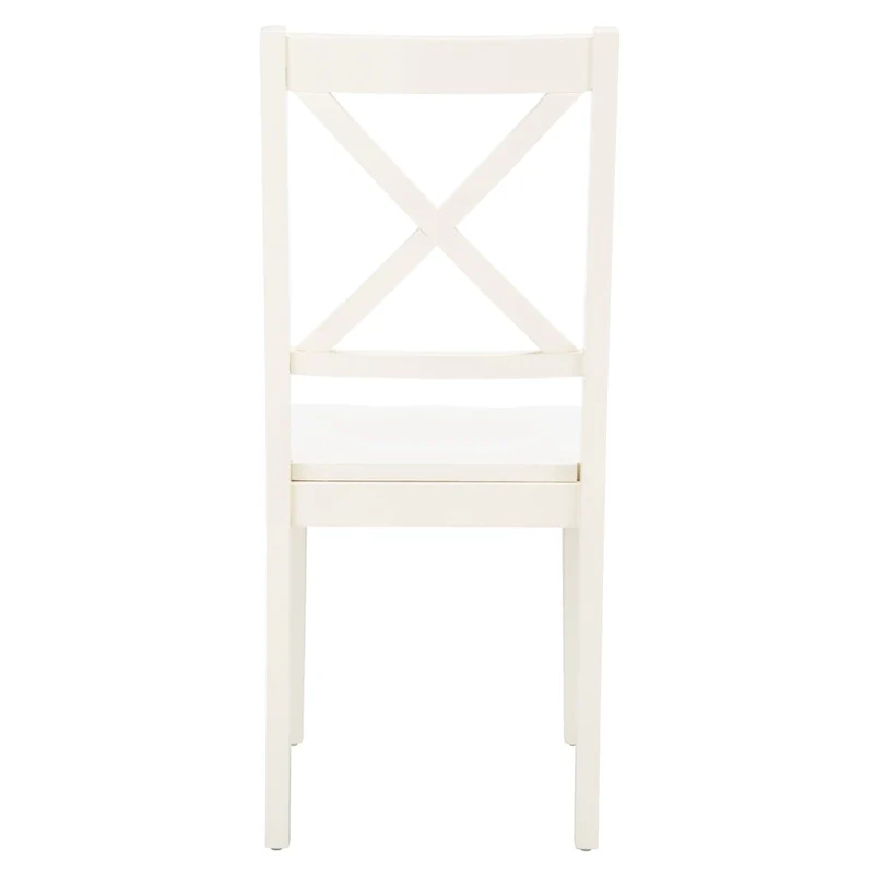 SAFAVIEH Lulla Farmhouse x-Back Dining Chair (Set of 2) - 18.4  W x 19.9  L x 37  H - 18Wx20Dx37H