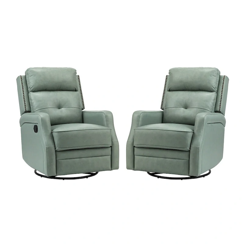 Beatriz Living Room Recliner Set Of 2 with Metal Base