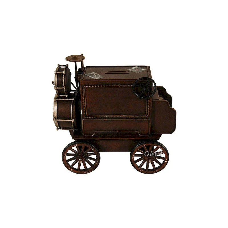 Metal Music Car Coin Bank Model