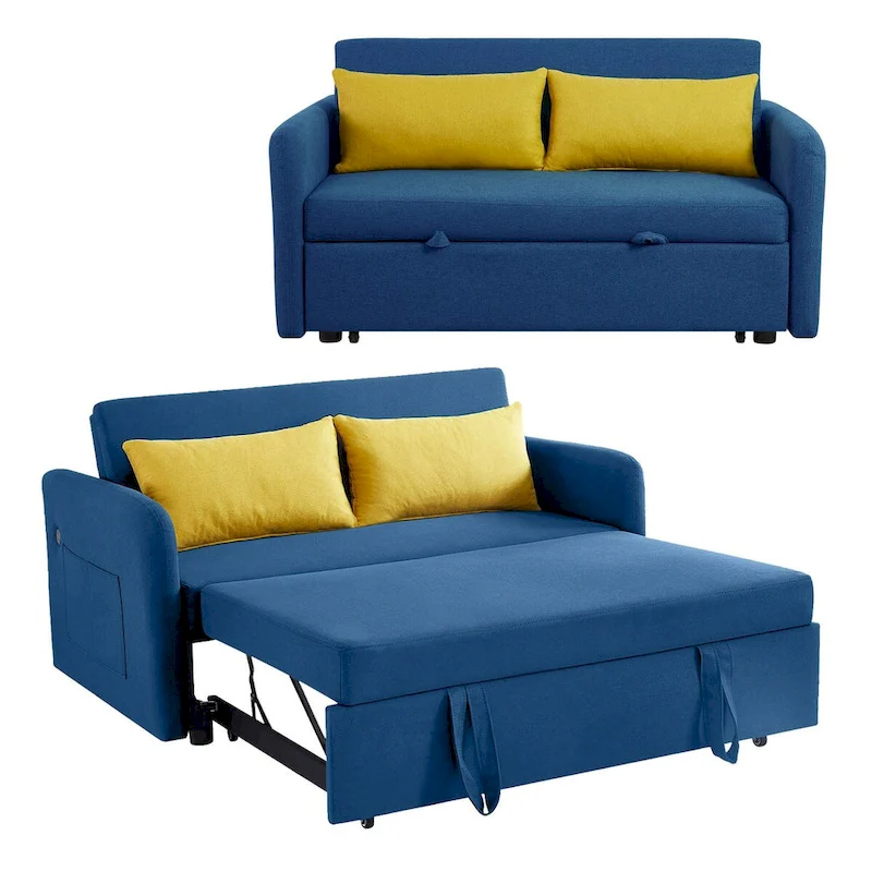 Aukfa Sofa Bed Pull Out Couch Convertible Loveseat Sleeper Sofa Couch