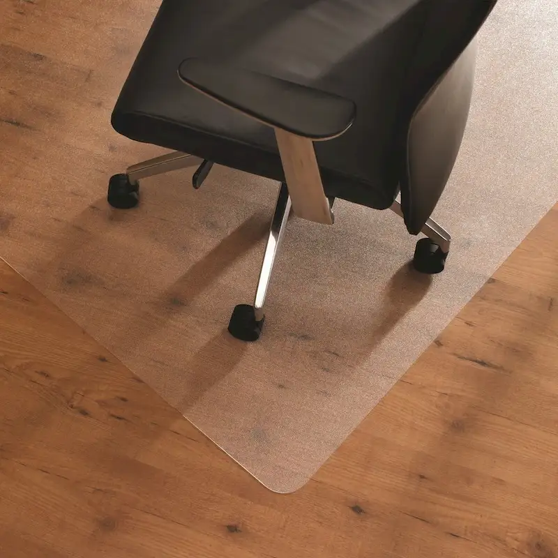 Ultimat Polycarbonate Corner Workstation Chair Mat for Hard Floor - 48 x 60
