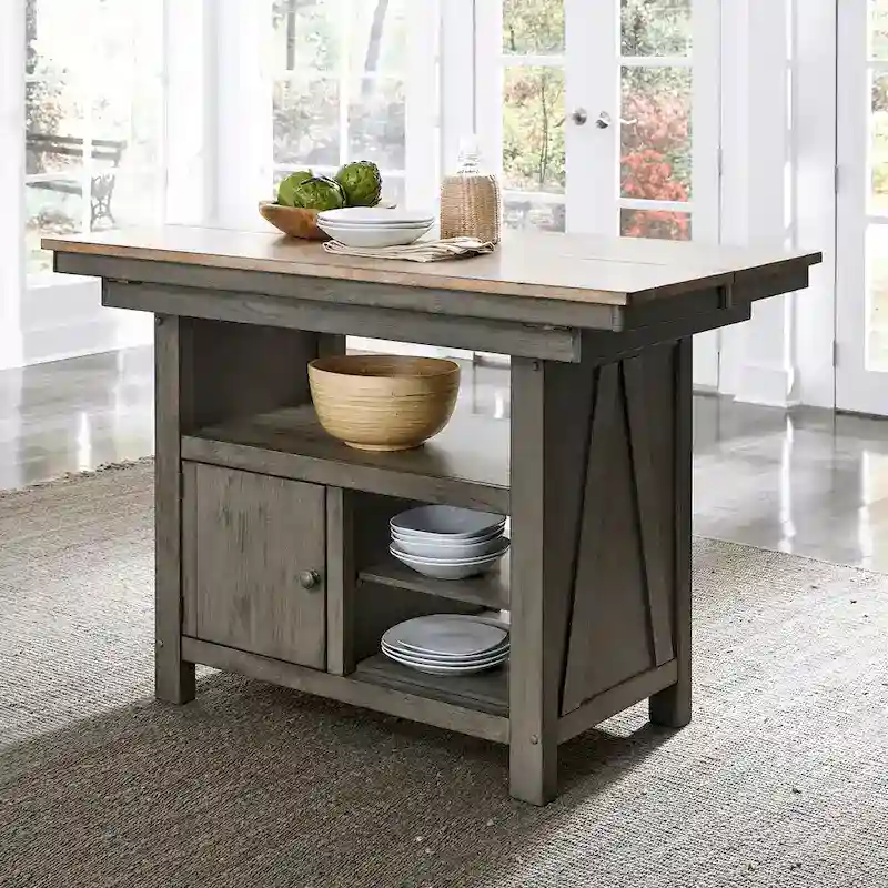 Sandstone Kitchen Island