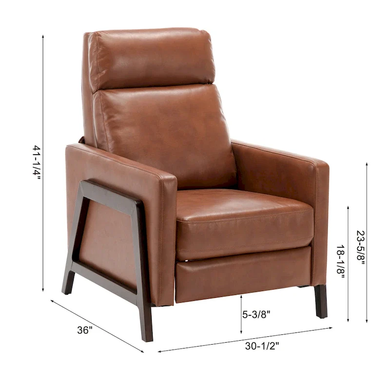 Milo Modern Push Back Recliner by Greyson Living