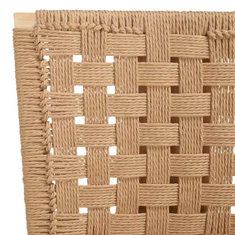 SAFAVIEH Couture Justice Woven Dining Chair (Set of 2) - 19 In. W x 24 In. D x 35 In. H - 19Wx24Dx35H