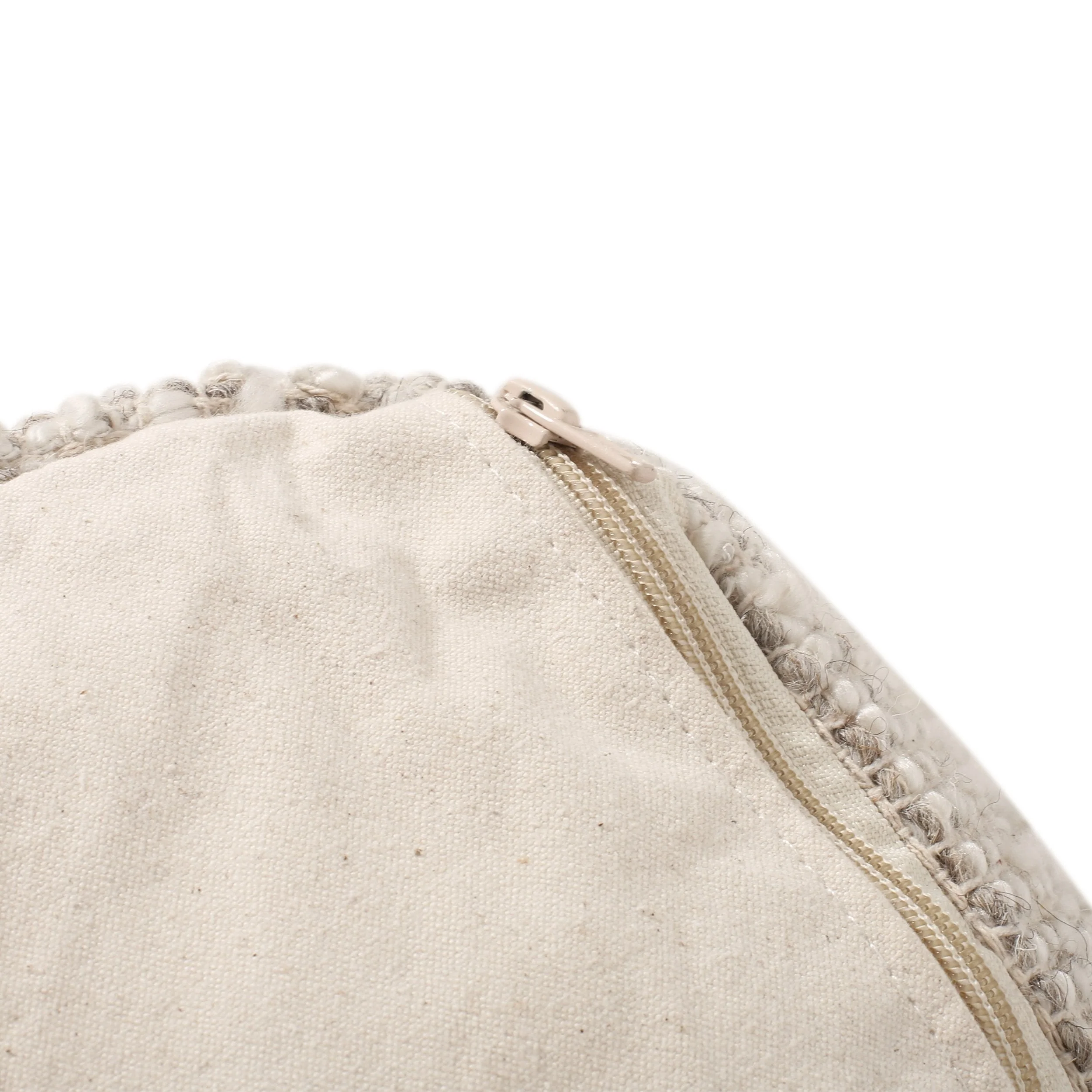 Boho Handcrafted Fabric Cube Pouf - NH604413