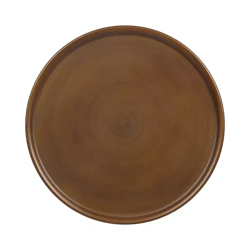 Round Side Table, 14x14x24, Gold