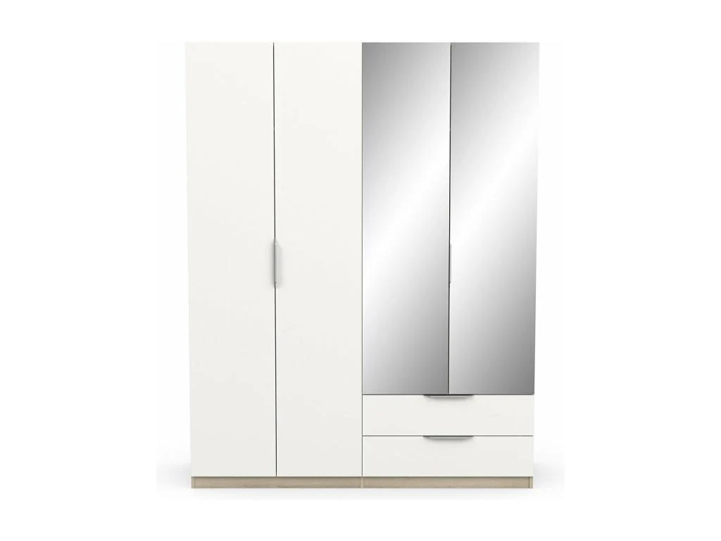 Wardrobe - Blanc/Naturel clair