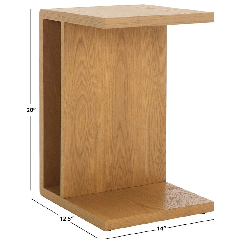 Couture Kassia Wood C Table - 14Wx13Dx20H