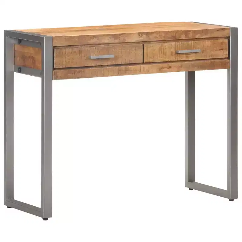 vidaXL Console Table 37.4x13.8x29.5 Solid Mango Wood