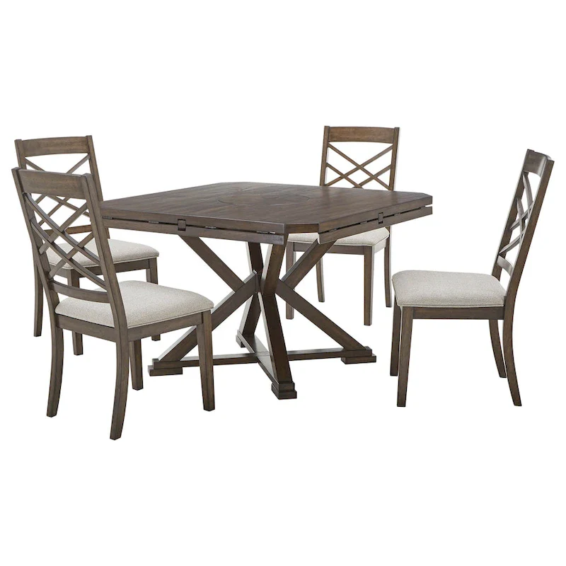 Garrison Espresso Convertible Dining Set by