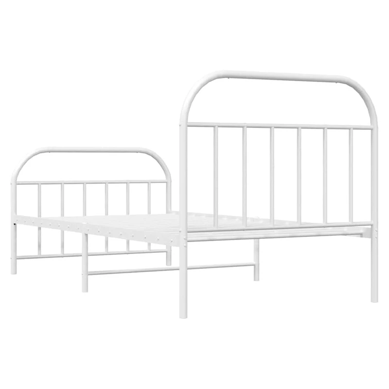 vidaXL 12 Inches Metal Bed Frame No Mattress