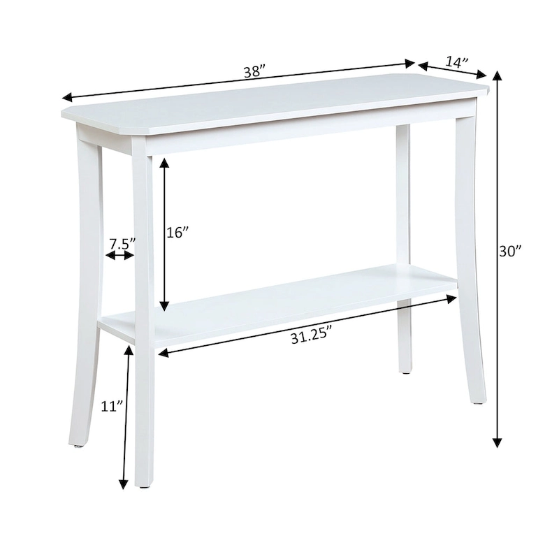 Convenience Concepts Designs2Go Baja Console Table with Shelf