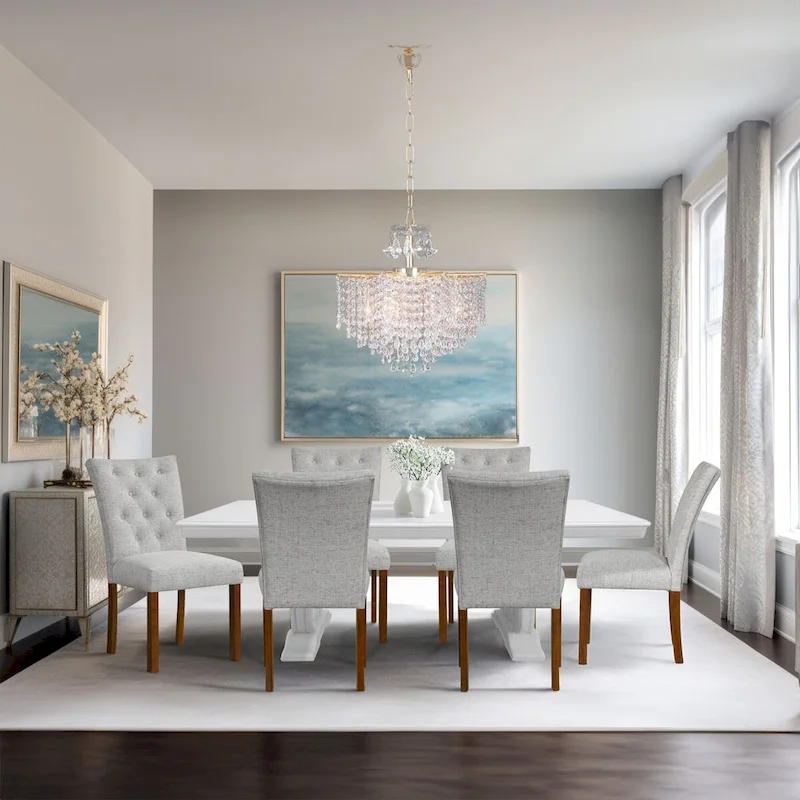 HomePop Tufted Back Parsons Dining Chair - Set of 2