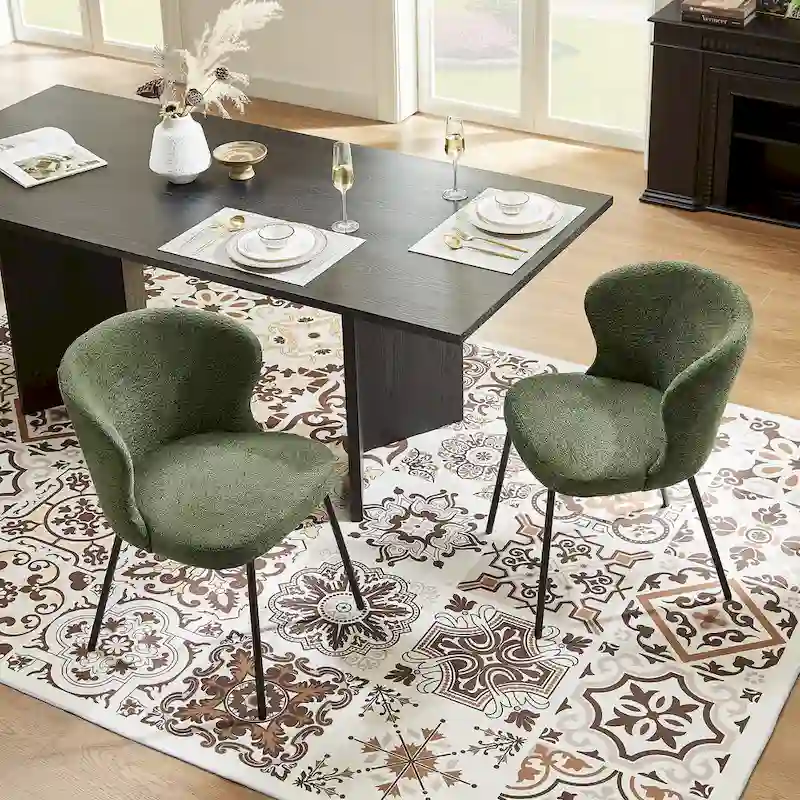 Modern Dining Chairs, Set of 2