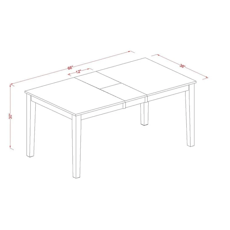 Dining Table Set Contains a Rectangle Kitchen Table and Dining Chairs with a Bench