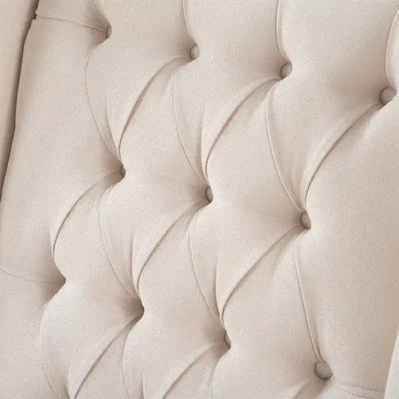 27 Wide Upholstered Manual Recliner, Wing Sofa Chair with Wood Legs