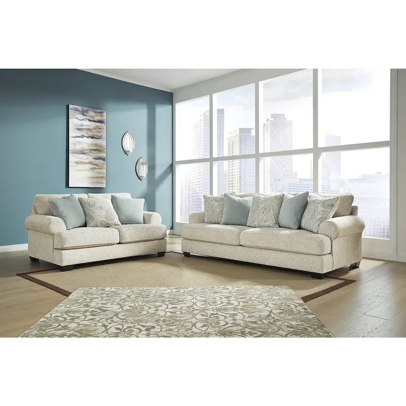 Monaghan Beige Sofa - 98 W x 45 D x 39 H