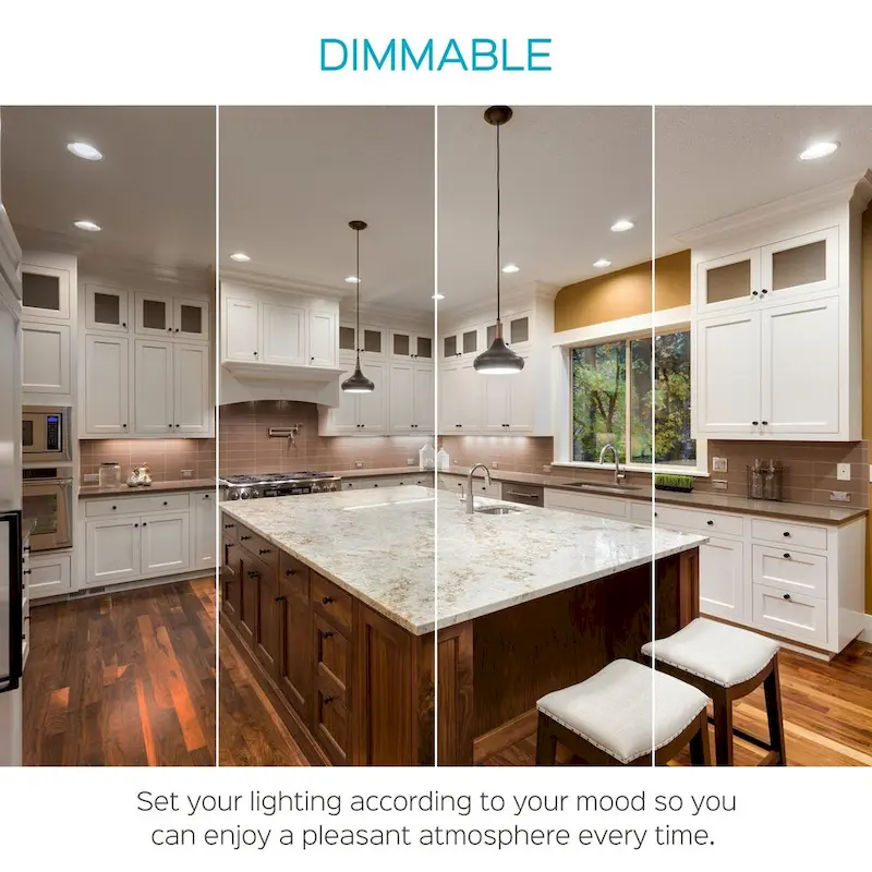 Luxrite BR40 LED Light Bulbs,14W= 85W Dimmable, 1100 Lumen, LED Flood Light Bulb, 14W, E26 Medium Base (12 Pack)