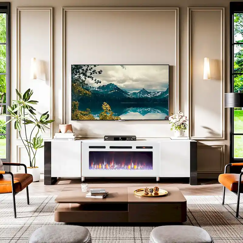 Fireplace TV Stand with 36 Fireplace