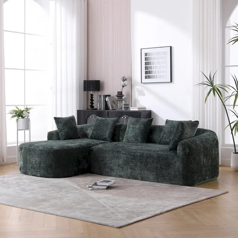 L-Shaped Sectional Sofa (3-Seater)