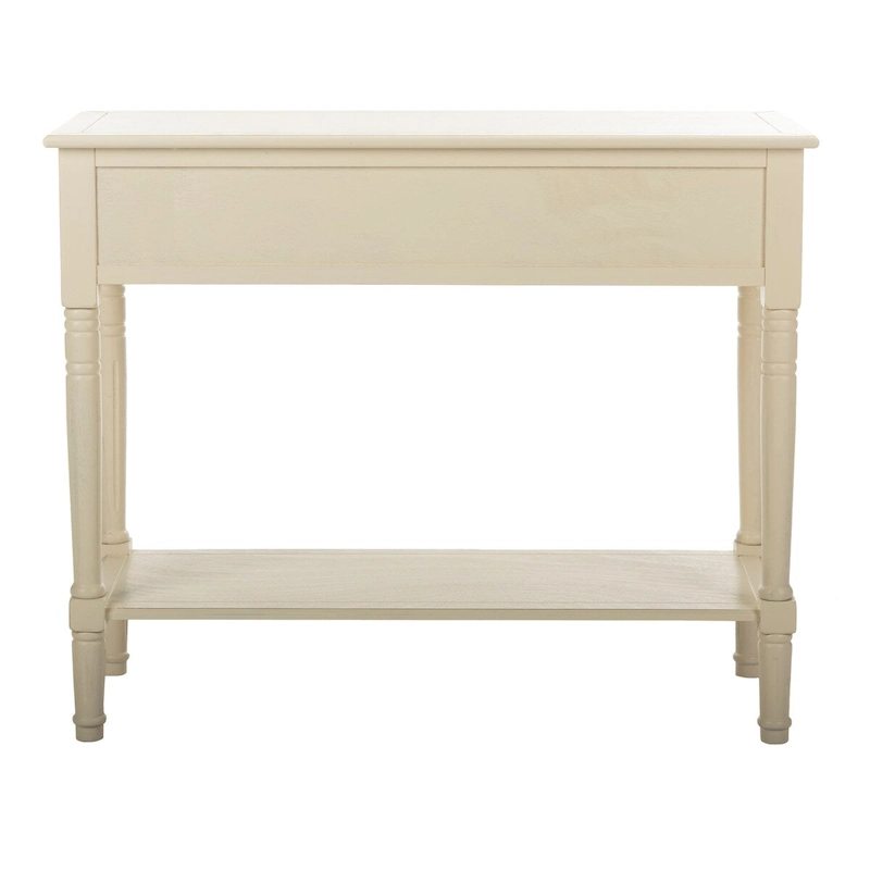 SAFAVIEH Camilla Grey 2-Drawer Console Table - 35.8 x 13.8 x 29.5 - 36Wx14Dx30H