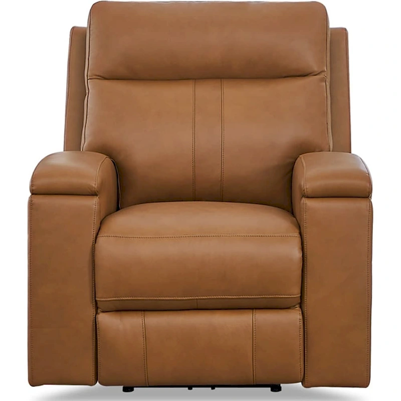 Hydeline Venice Zero Gravity Power Recline and Headrest Top Grain Leather Recliner with Cup Holder