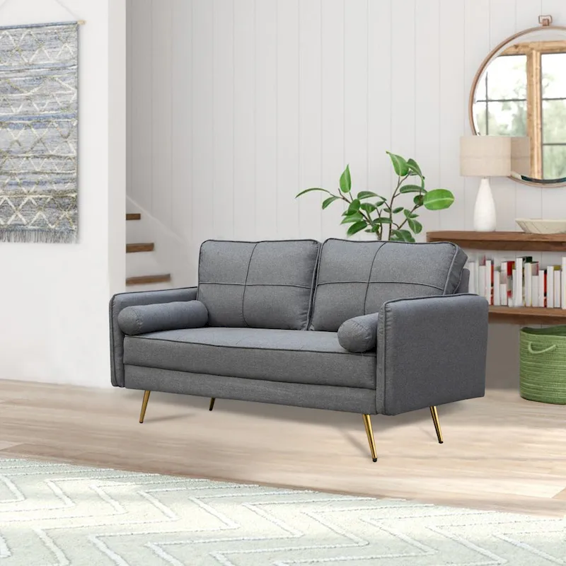 Round Arm Loveseat