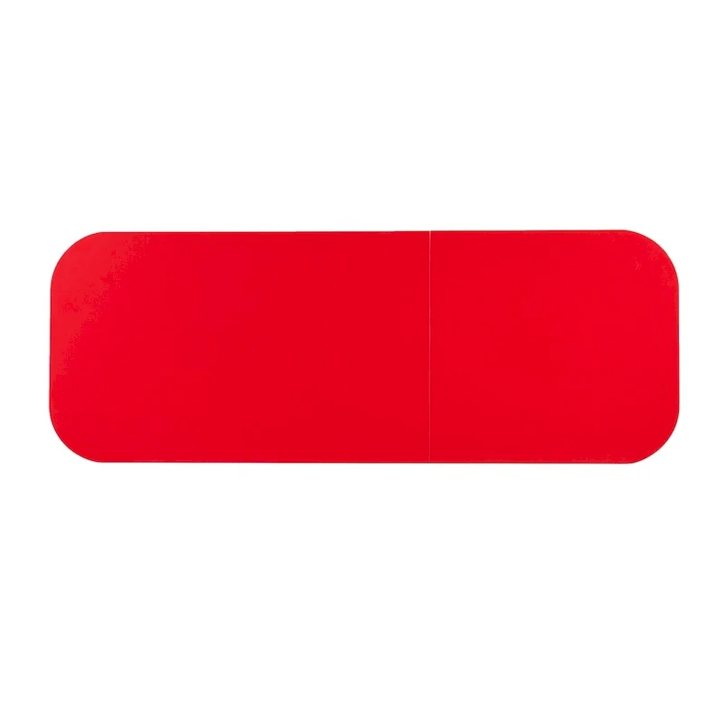 Farmhouse Red Foldable Rolling Sewing Table/ Craft Station