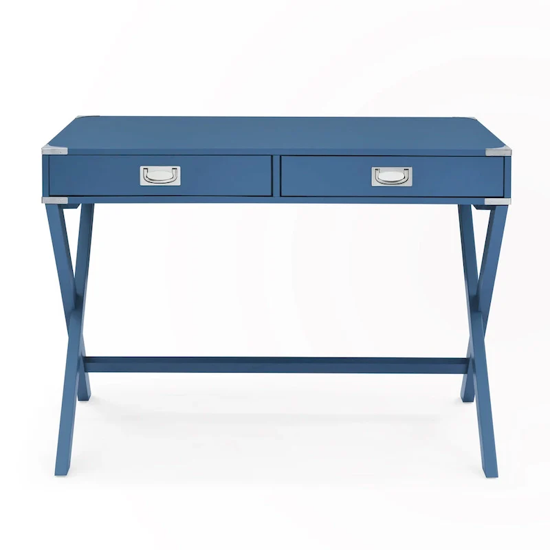 Solid Wood Computer Desk with Drawers