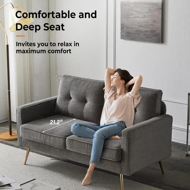 VINGLI 56 Modern Loveseat