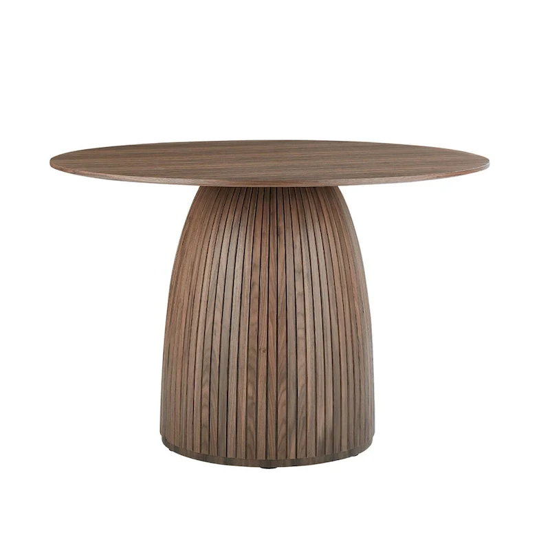 Round Dining Table Modern Wood Kitchen Table