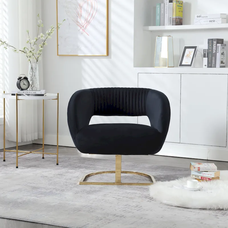 Upholstered Tufted Living Room Chair