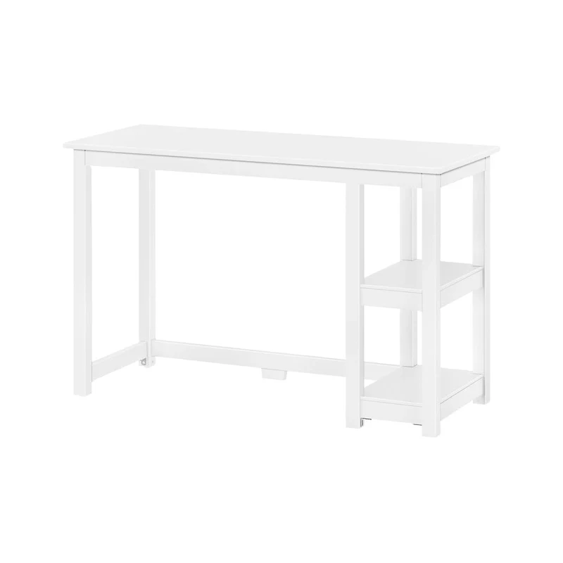 Plank and Beam Desk with Bookshelves