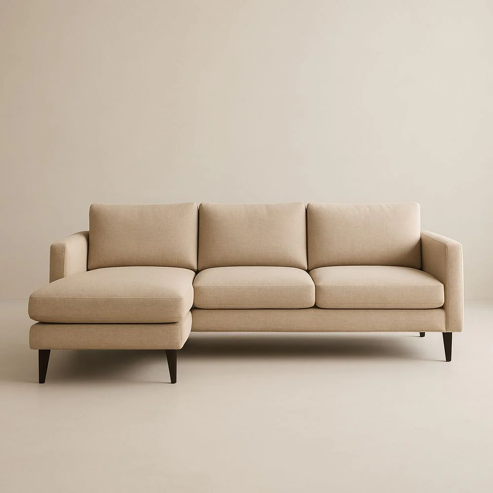 Corner Sectional Sofa - beige