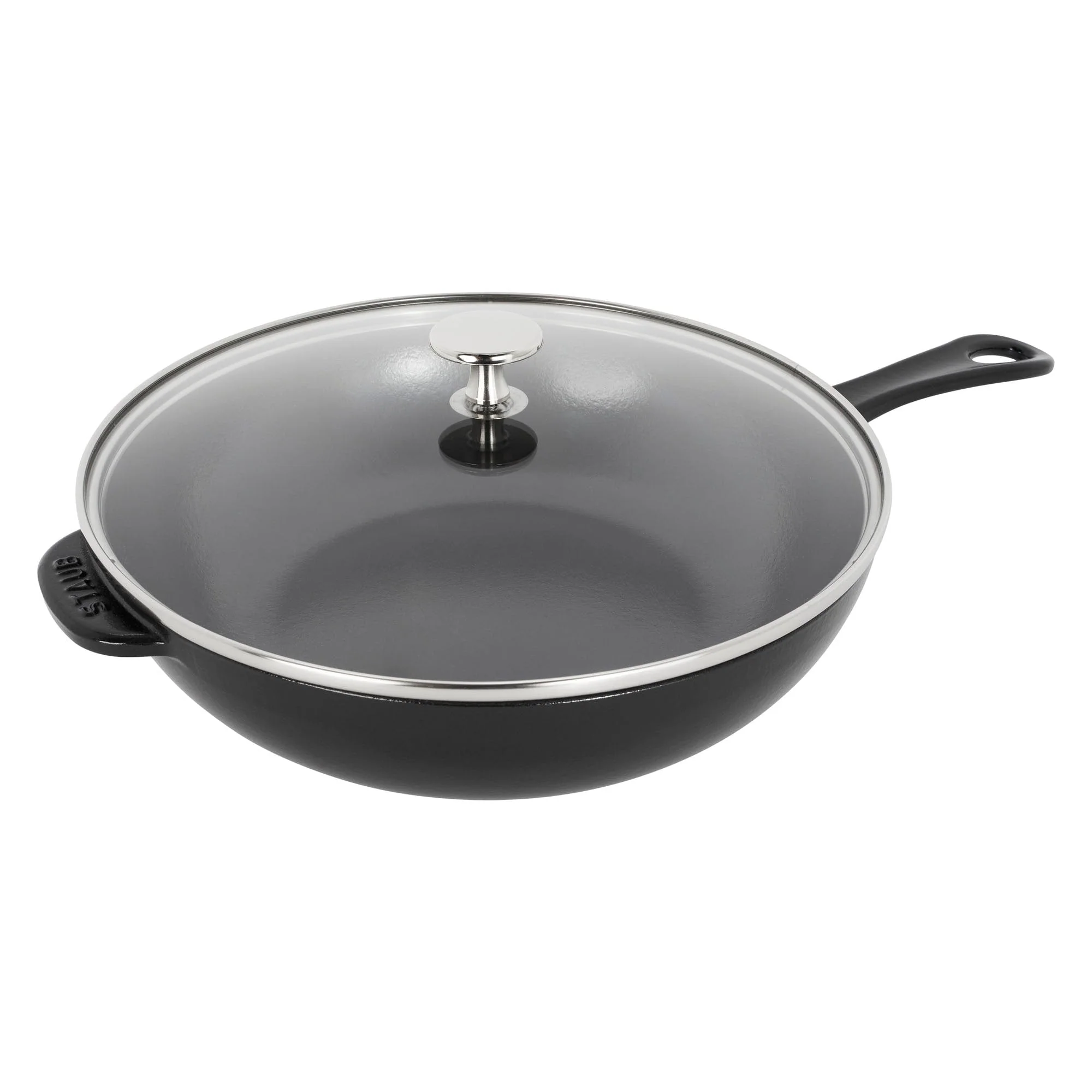 STAUB Cast Iron 2.9-qt Daily Pan with Glass Lid