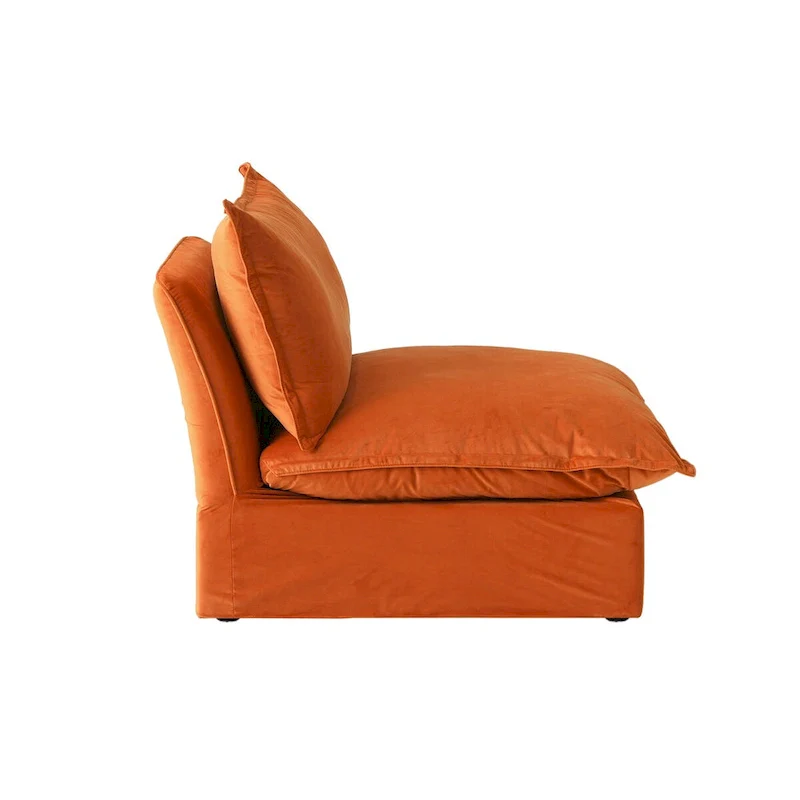 Modular Sectional Fabric Sofa,Extra Large L Shaped Couch with Reversible Chaise Modular Sectional Couch